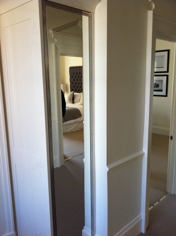 Full-length wardrobe mirror fitted in Aylesbury home